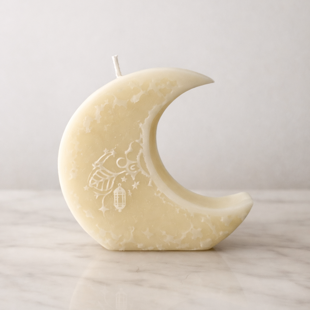 Ramadan Kareem - Crescent Moon Candle